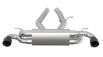 3" STAINLESS STEEL AXLE-BACK EXHAUST WITH BLACK TIPS