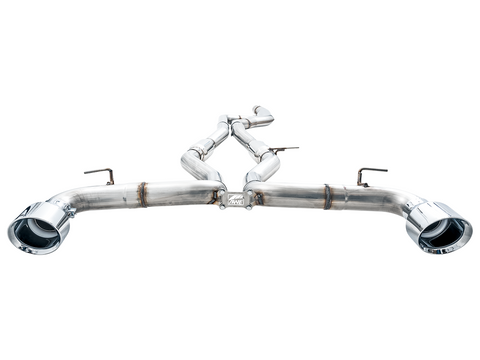 AWE TRACK EDITION EXHAUST FOR A90 SUPRA - 5" CHROME SILVER TIPS